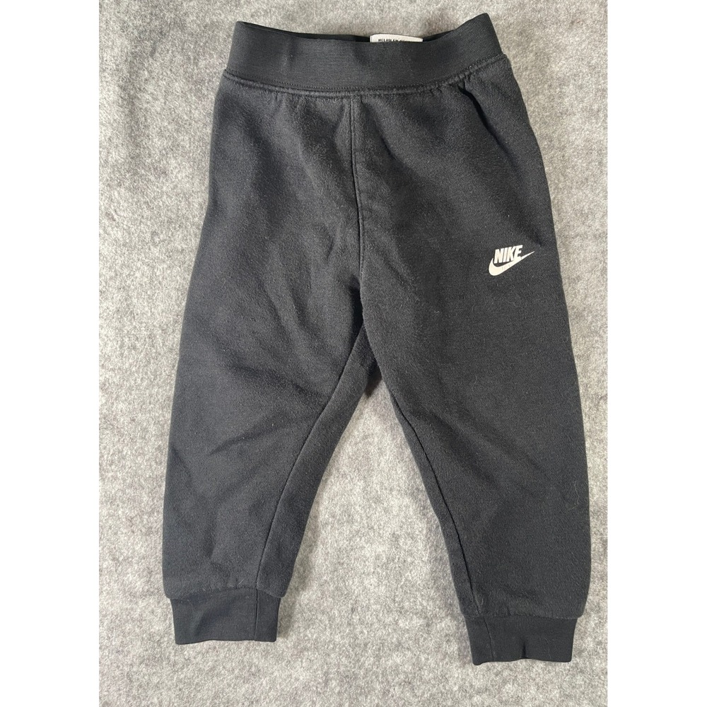 Nike Toddler Boys Black‎ Fleece Jogger Sweatpants 18M Futura Logo